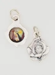 Rose Medal 14mm - Sainte Rita