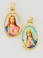 Double-Sided Medal of the Sacred Hearts - 25mm