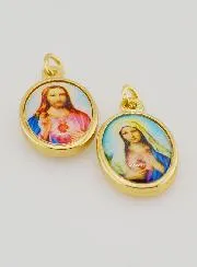 Double-Sided Medal of the Sacred Hearts - 25mm