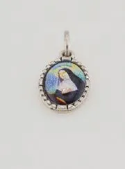 Twisted Edge Medal 15mm - Saint Rita