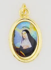 Golden Medal Saint Rita - 25mm