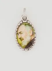 Twisted Edge Medal 15mm - Father Pio
