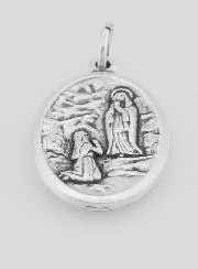 Our Lady of Lourdes Medal - 22mm