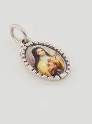 Twisted Edge Medal 15mm - Saint Therese