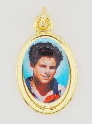 Golden Medal Saint Carlo Acutis - 25mm