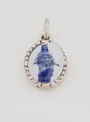 Twisted Edge Medal 15mm - Black Madonna