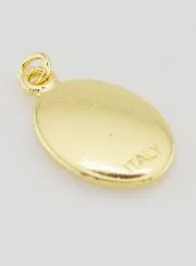 Golden Medal Sacred Heart of Jesus - 25mm