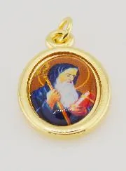 Golden Saint Benedict Medal - 25mm