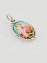 Twisted Edge Medal 15mm - Saint Joseph