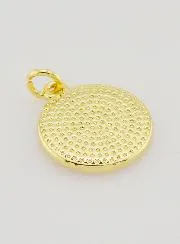 Cross Medal - Red Enamel