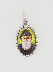 Twisted Edge Medal 15mm - Saint Charbel