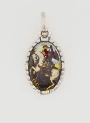 Twisted Edge Medal 15mm - Saint Georges