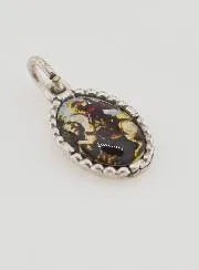 Twisted Edge Medal 15mm - Saint Georges