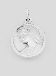 Medal of the Virgin Mary in Profile - 22mm