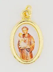 Golden Medal Saint Anthony - 25mm