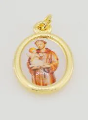 Golden Medal Saint Anthony - 25mm