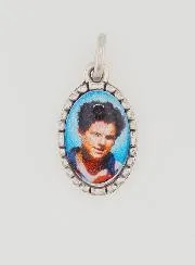 Twisted Edge Medal 15mm - Saint Carlo Acutis