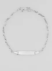 Silver Christening Bracelet for Child - 15cm