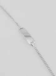 925 Sterling Silver Baby Identity Bracelet - 16cm
