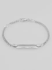 Child Christening Bracelet Silver - 16cm