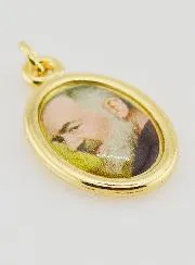 Golden Medal of Saint Father Pio - 25mm