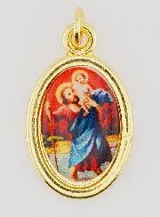 Golden Medal of Saint Christopher - 25mm