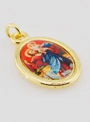 Golden Medal of Saint Christopher - 25mm