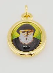 Saint Charbel Golden Medal - 25mm