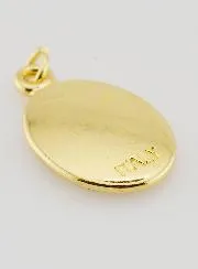 Golden Medal Our Lady of la Salette - 25mm