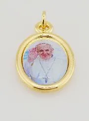 Golden Medal Pope Francis - 25mm