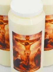 Set of 3 Sanctuary Candles The Passion of Jesus Christ