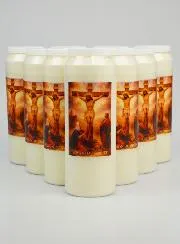 Set of 10 Sanctuary Candles The Passion of Jesus Christ