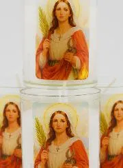 4 Saint Agathe Votive Candles