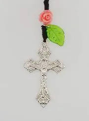 Rosary of the Miraculous Virgin in Black Glass