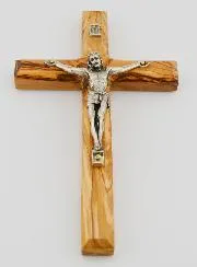 Olive Wood Crucifix - 18cm