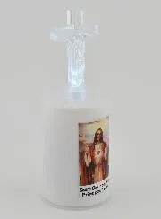 Led Church Candle Sacred Heart of Jesus