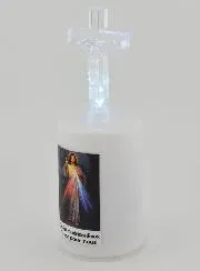 Led Church Candle Merciful Jesus