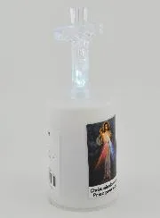 Led Church Candle Merciful Jesus