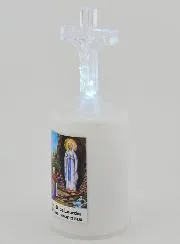 Church Candle OUr Lady of Lourdes