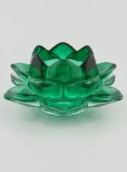 Lotus Flower Candleholder - Green