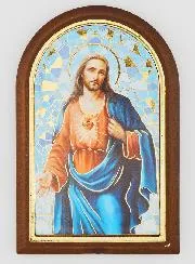 Sacred Heart of Jesus Icon to Place Down - 10cm