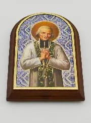 Holy Curé of Ars Icon to Place Down - 10cm