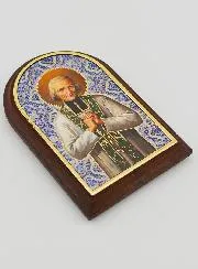 Holy Curé of Ars Icon to Place Down - 10cm