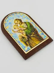 Saint Joseph Icon to Place Down - 10cm