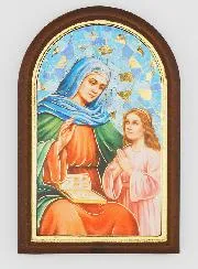 Saint Anne Icon to Place Down - 10cm