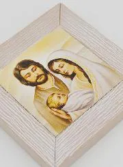 Modern Icon Frame Holy Family - 11cm