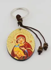 Keyring Mary Gate of Heaven Icon