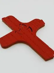 Cross of the Holy Spirit Bicoloured Wood - 16cm