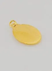 Gold Plated Guardian Angel Medal - 20mm