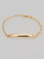 Gold-plated Child's Baptism Bracelet - 15cm